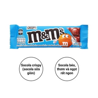 Socola M&M Crispy 44G hạn tháng 9.2023