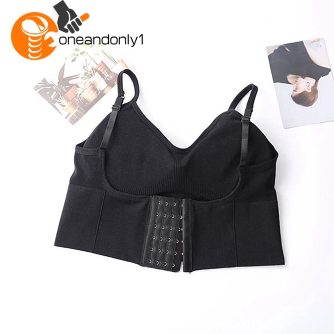[COD] Áo Croptop Hai Dây Có Đệm Ngực Hình Chữ U Cỡ Lớn