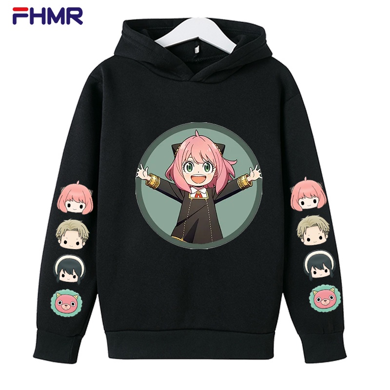 Anya Spy X Áo Hoodie In Hình Gia Đình Loid Yor Anime Thời Trang Harajuku Cho Nam Và Nữ