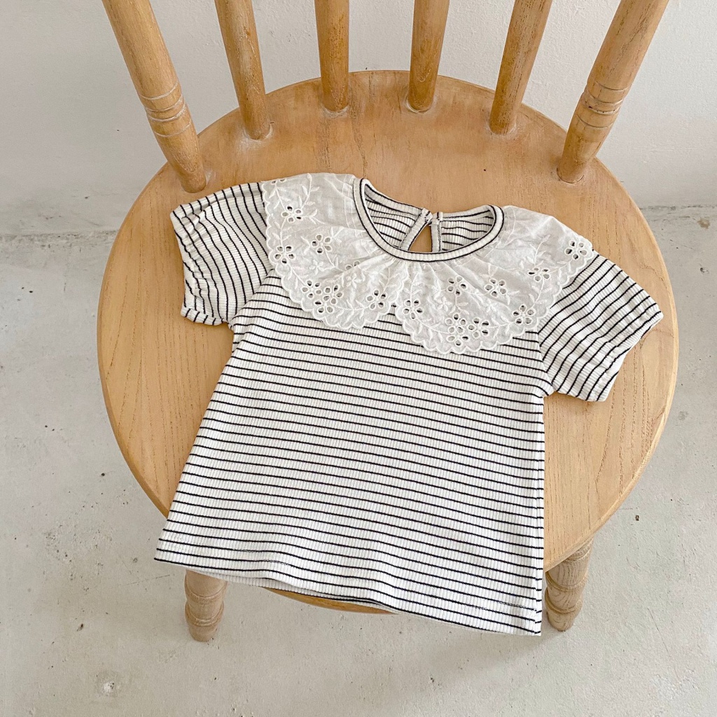 Bộ Áo Thun Tay Ngắn Và Quần Ống Loe Phong Cách Phương Tây Thời Trang Mùa Hè 2023 Dành Cho Bé Gái