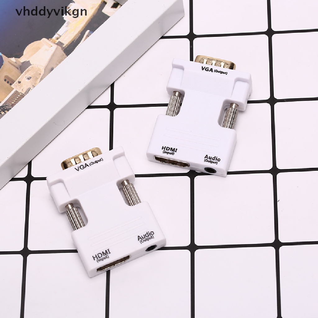 Bộ ChuyểN ĐổI Âm Thanh VHDD VGA Sang HDMI Full HD 1080P Cho Laptop / PC Sang TV AV HDTV