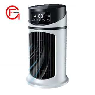 Portable Air Conditioner Cooler Water Cooling Fan Air Conditioning Cooler Fan for Office Mobile Air Conditioner-White