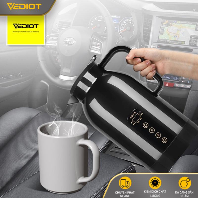 Cốc Đun Nước 1300ml 12V / 24V Màn Hình Cảm Ứng Tiện Dụng Cho Xe Hơi