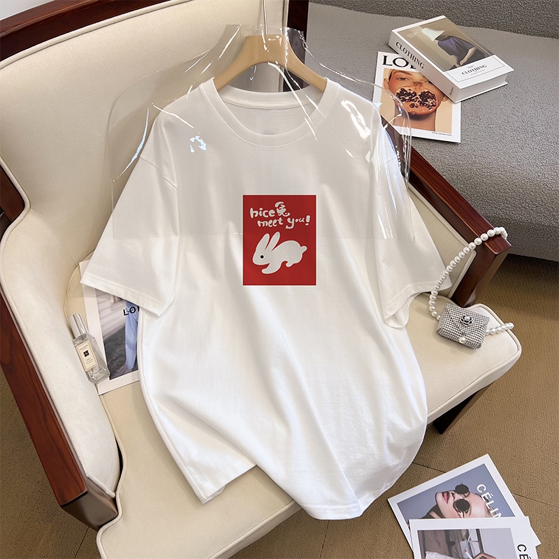 NRVP Áo Thun 100% Cotton Tay NgắN Plus Size Cho Nam Và Nữ