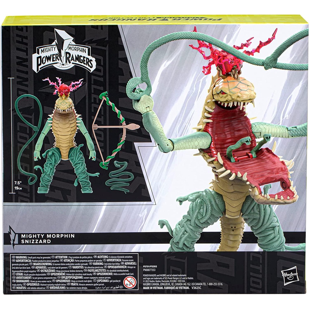 Mô hình nhân vật Hasbro⚡Power Rangers Lightning Collection⚡6- inches Mighty Morphin Snizzard