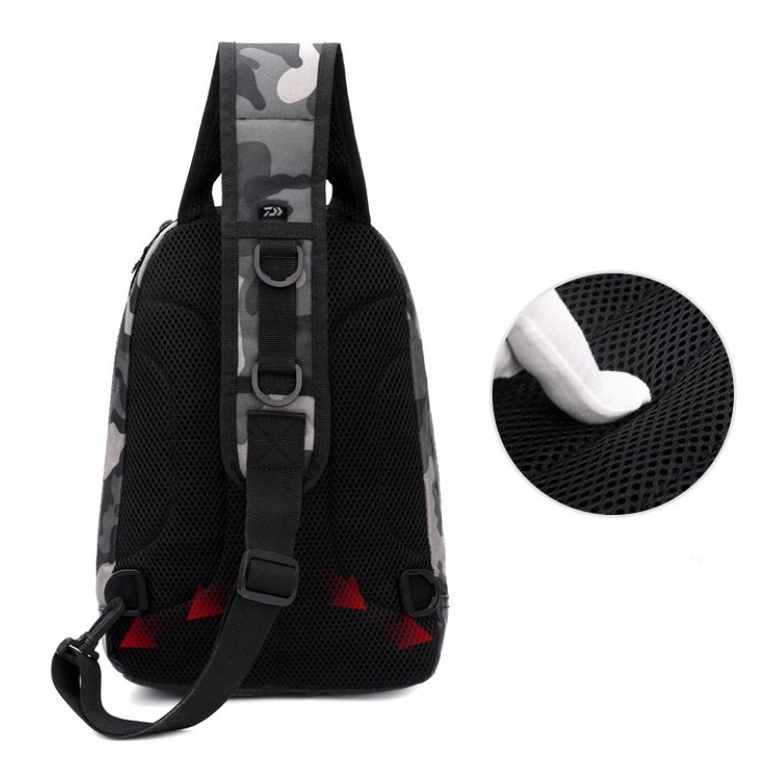 Daiwa Túi Đeo Chéo DAIWA Đựng Đồ Câu Cá Tiện Dụng Cho Nam