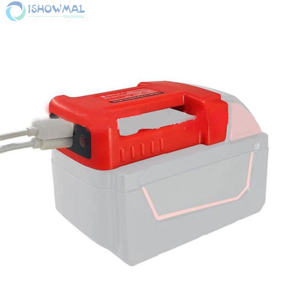 Bộ Sạc Pin Nhanh TYPE-C + USB QC3.0 18V Cho Milwaukee