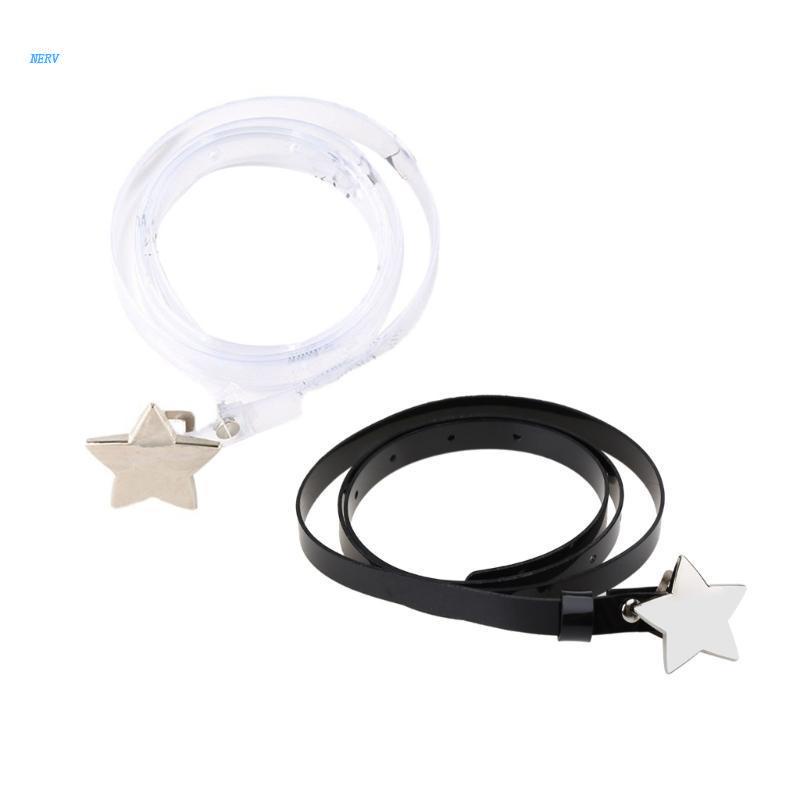 Thắt Lưng Trong Suốt Phối Khóa Hình Ngôi Sao Thời Trang Cho Nữ Y2k