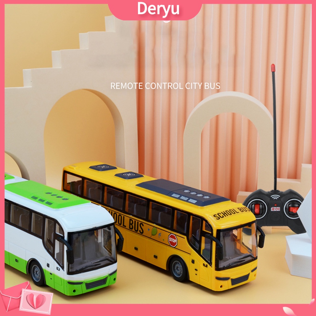Đồ Chơi Xe Buýt Thành Phố bluelans City Bus Điều Khiển Từ Xa Bằng Nhựa Ổn Định Cho Trẻ Em