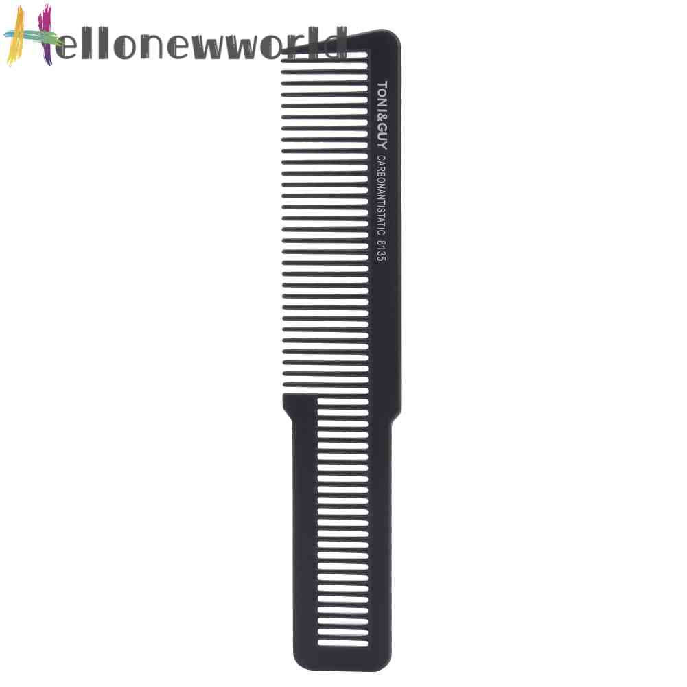Plastic Barber Combs Black Hair Brushes Professional Thickened Hairdressing Tool