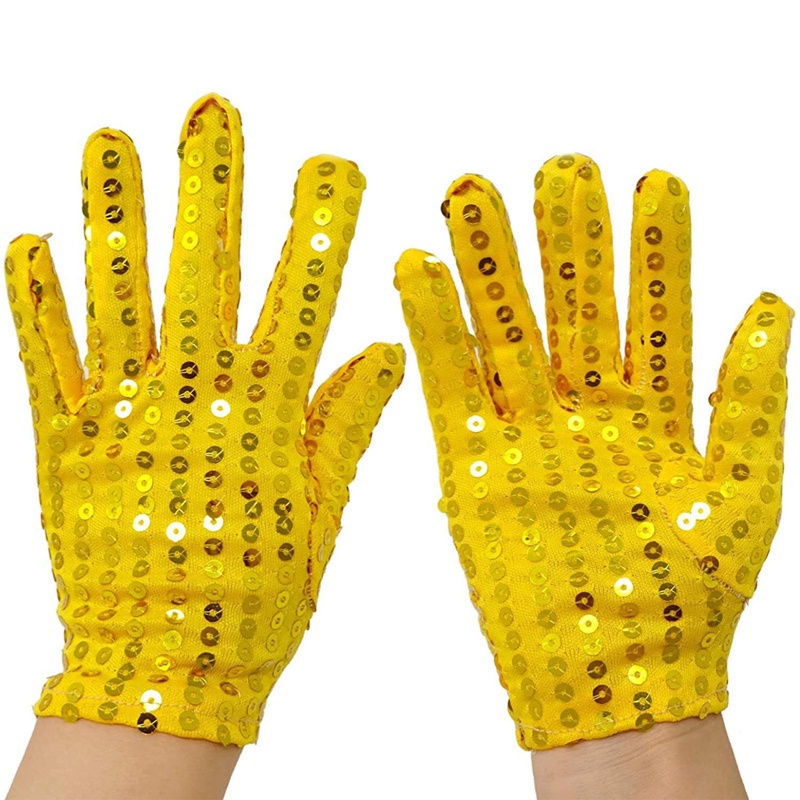 Găng Tay Sequin Dùng Để Biểu Diễn Nhảy Múa Michael Jackson