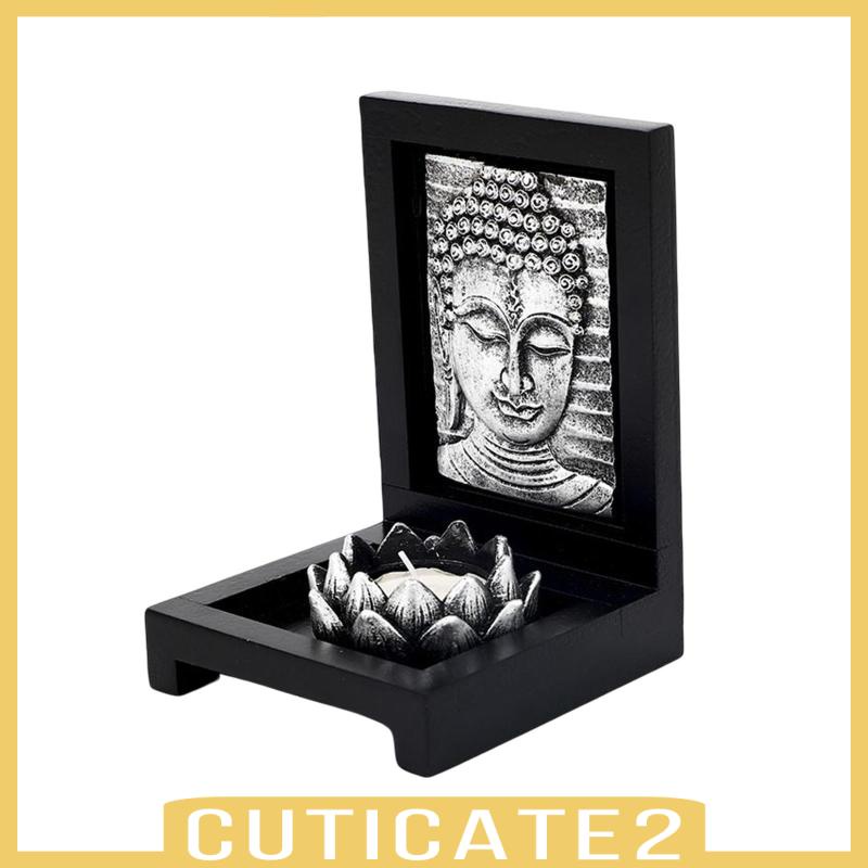 Giá Đỡ Nến Hình Mặt Phật Trang Trí Sân Vườn