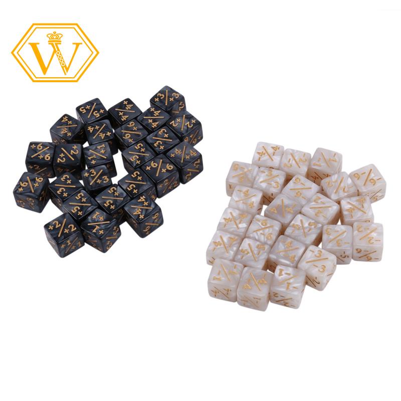 48 Pieces 16mm Dice Counters Token Dice Loyalty Dice D6 Dice Cube for MTG,CCG,Card Gamings