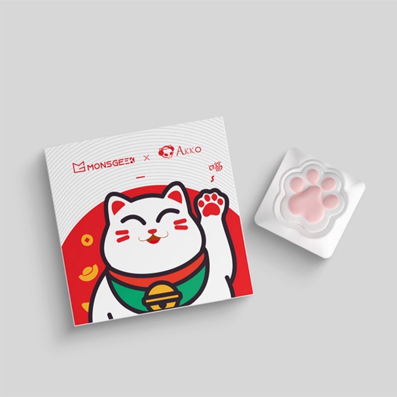 Hộp 4 Nút Bàn Phím Cơ Akko x MonsGeek Bằng Silicon Mềm Thông Dụng