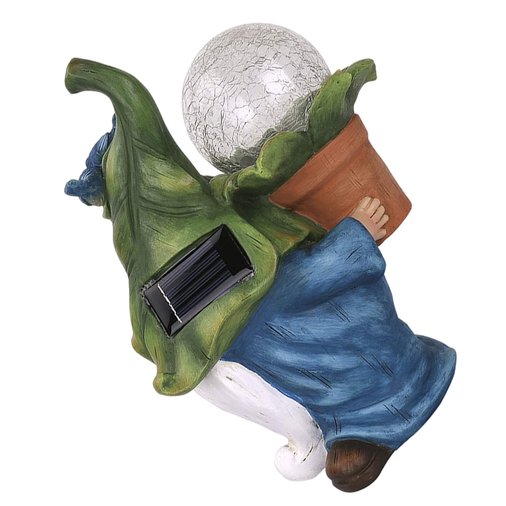 Đồ trang trí Búp Bê Vô Diện Bằng Nhựa Resin Sử Dụng Năng Lượng Mặt Trời Dùng Trang Trí Sân Vườn