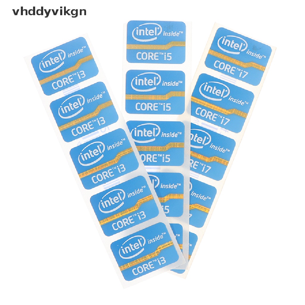 Sticker Logo VHDD Trang Trí Laptop Intel Core i3 i5 i7