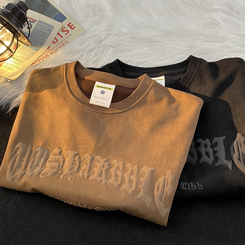 Áo Thun Nam Tay Ngắn In Hình Bọt Biển Cá Tính