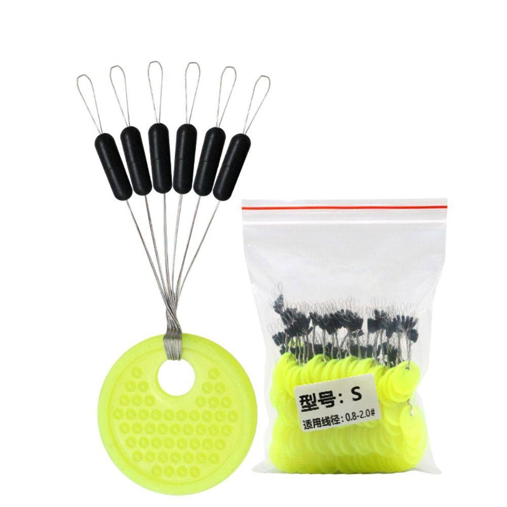 QUINTON Set 600 Phao Câu Cá Hình Oval Màu Đen Chuyên Dụng