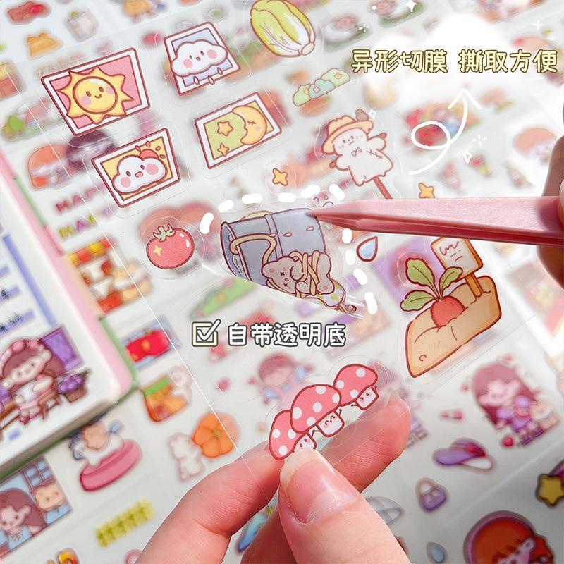 Set 10 tấm sticker MOMO chất liệu PVC