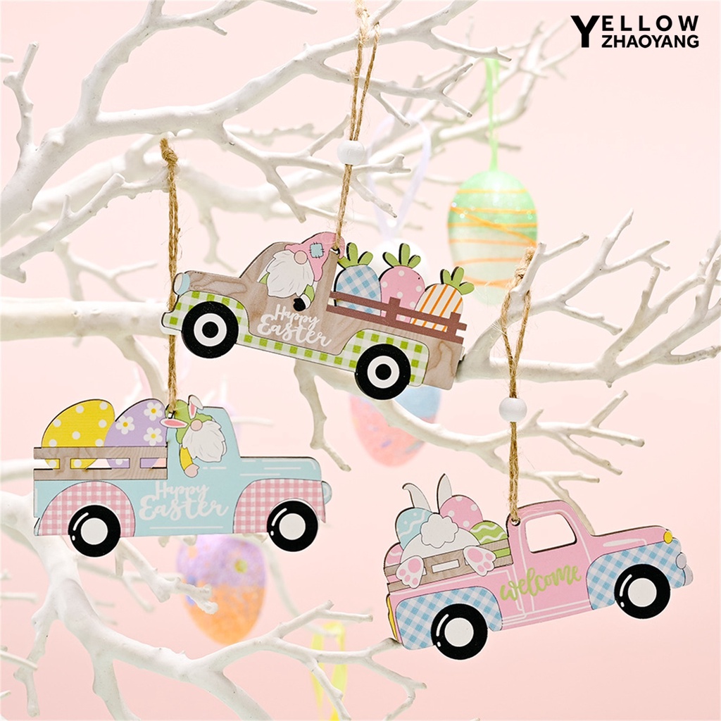 Mặt Dây Chuyền Bằng Gỗ Khắc Chữ Happy L Ph C Nhiều Màu Sắc