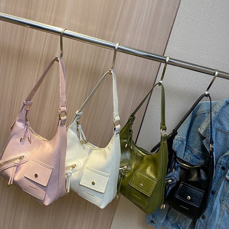 Ielgy Túi Xách messenger Sức Chứa Lớn Kết Cấu niche Chất Lượng Cao Cho Nữ