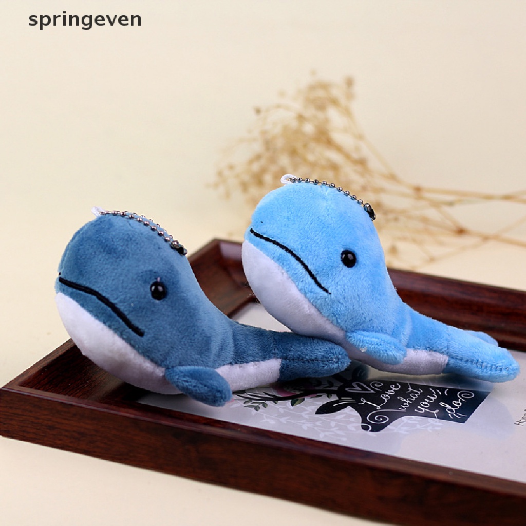 Cá Voi Nhồi Bông Mềm Mại Trang Trí Móc Khóa