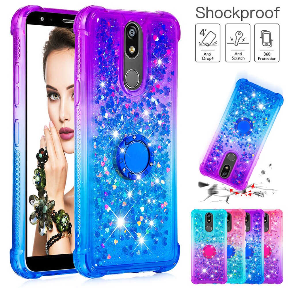 Ốp Điện Thoại Lấp Lánh Có Vòng Đỡ Cho Samsung Galaxy A04S / 04E / 04 / 14 / 34 / 54 / 13 / 13 Lite / 23 / 33 / 53 / 73 / 04 / 13 / 23 /