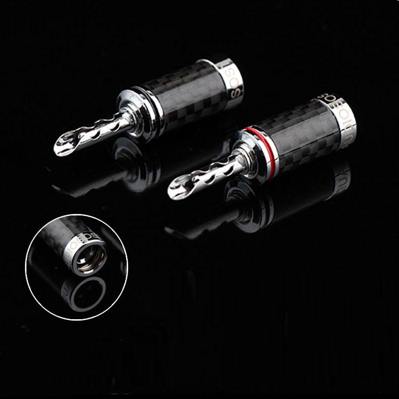 01 Jack Bắp Chuối Răng Cưa Mạ Rhorium AUDIOSOST- Hàng Cao Cấp