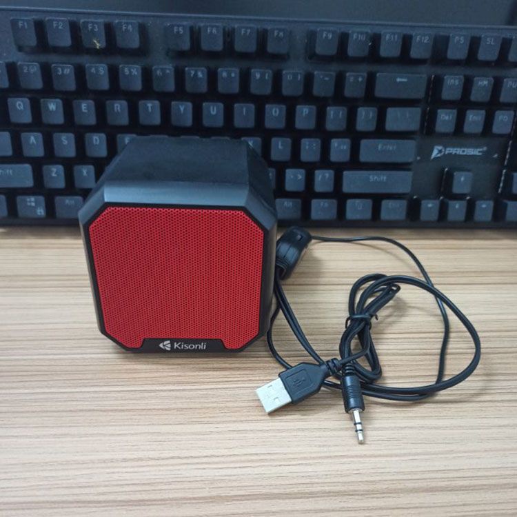 Loa Mini AWK9 Siêu Trầm Có Dây Mới Dành Cho Máy Tính Để Bàn / Notebook
