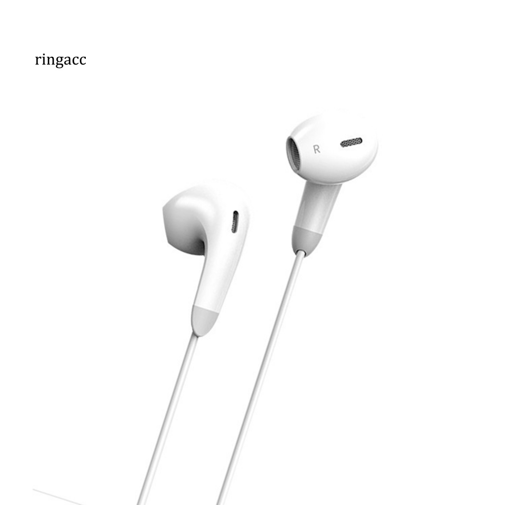 Tai Nghe Nhét Tai RGA ABS Có Dây Kèm Mic Loại C Chuyên Dụng Cho iOS Android Huawei