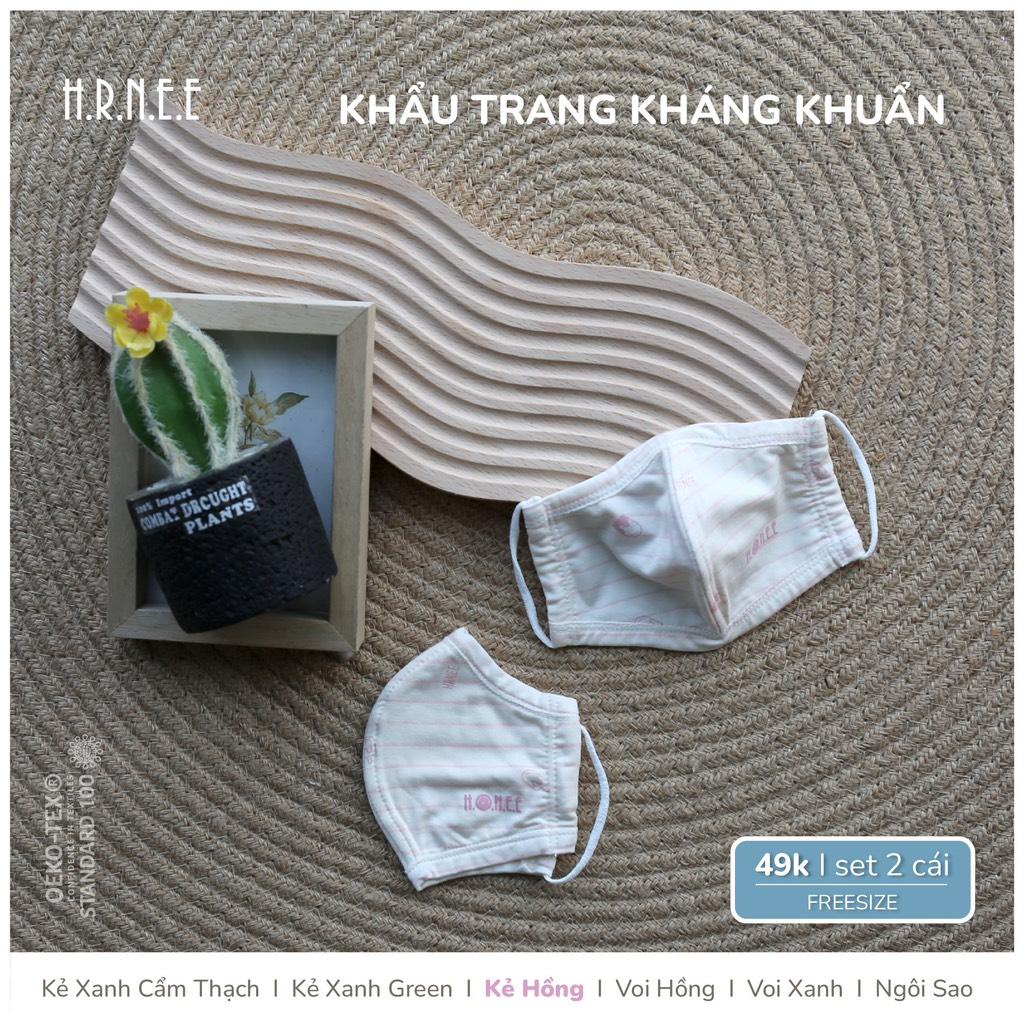Set 2 khẩu trang Hrnee cho bé