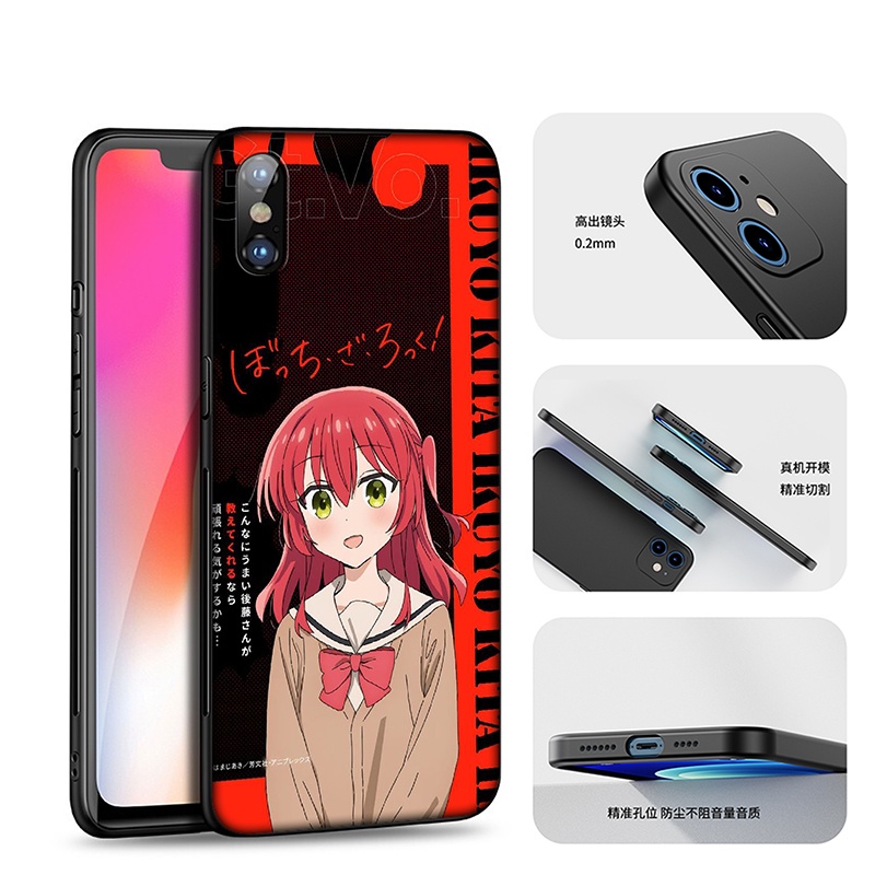 Ôp Điện Thoại Silicon Dẻo Họa Tiết Hoạt Hình bocchi Cho realme 2 a5 3 5 6 6i 7 7i pro realme6i lnz224 Ốp