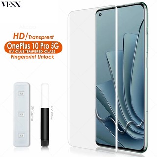  Kính cường lực toàn màn hình keo UV Cho OnePlus 13 12 12R 11 10 8 ACE 3 Pro 4G 5G 2024 