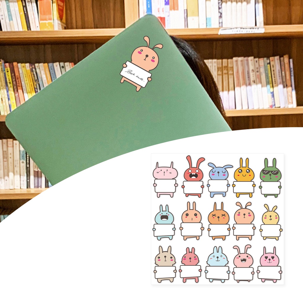 Bộ 10 Miếng Dán Ghi Tên Hình Động Vật Dễ Thương Cho Bé Mẫu Giáo