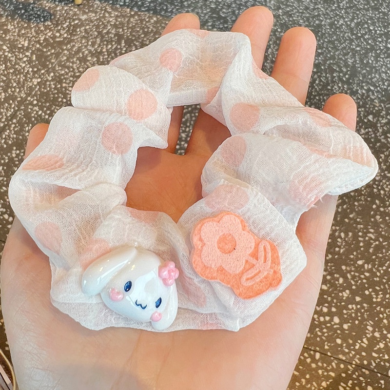 Kẹp Tóc Cao Su Hình Gấu Hoạt Hình sanrio cinnamoroll # 1