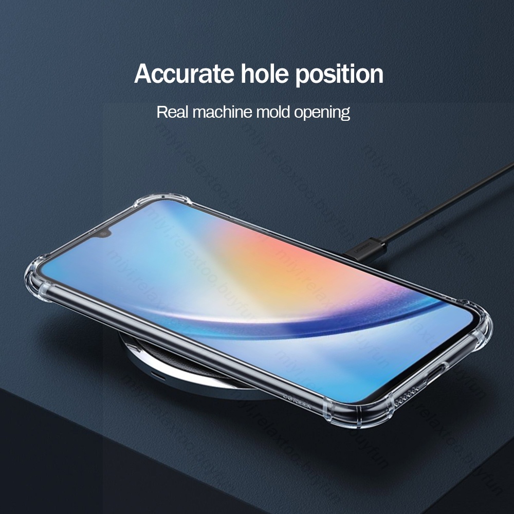 Samung A34 5G Case Transparent Soft Silicone Shockproof Bumper Fundas Para For Samsung Galaxy A34 A 34 5G 34A 2023 SM-A346B 6.6"