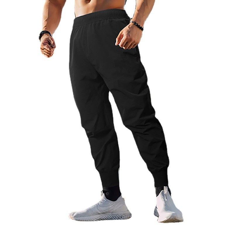 Quần Thể Thao Màu Trơn Dáng Ôm Thoáng Khí Thời Trang Cho Nam