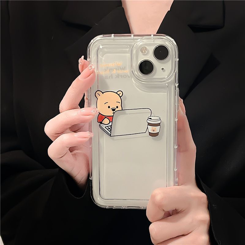 Ốp Điện Thoại Mềm Trong Suốt Chống Sốc Thời Trang Cho IPhone 14 Pro Max 13 12 11 XR XS X 8 7 Plus SE 2020