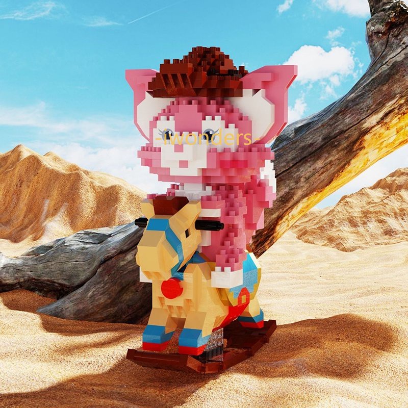 Bộ Đồ Chơi Lắp Ráp Ngôi Nhà Bong Bóng Nano StellaLou Lotso Linaell