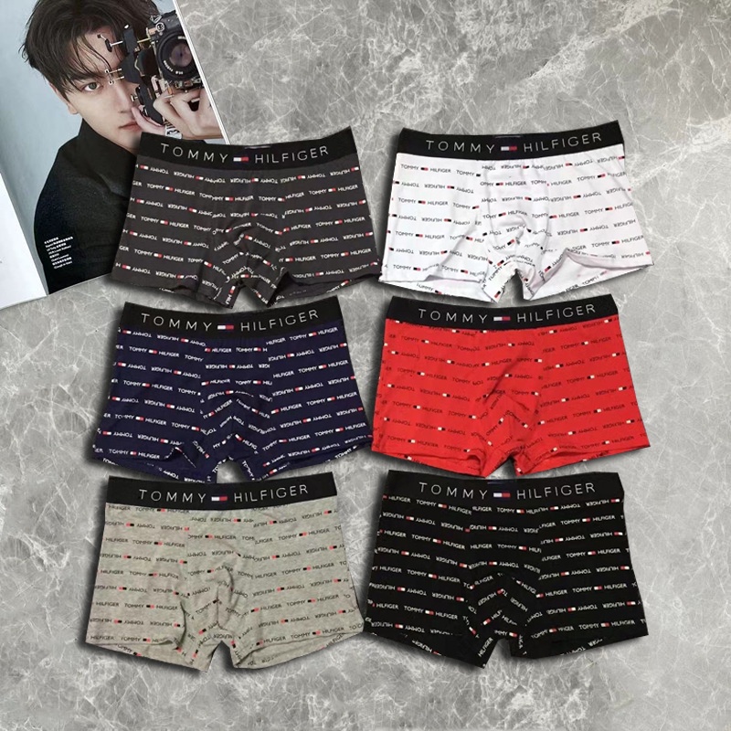 Quần Lót Boxer Vải Cotton Thiết Kế Cá Tính Cho Nam