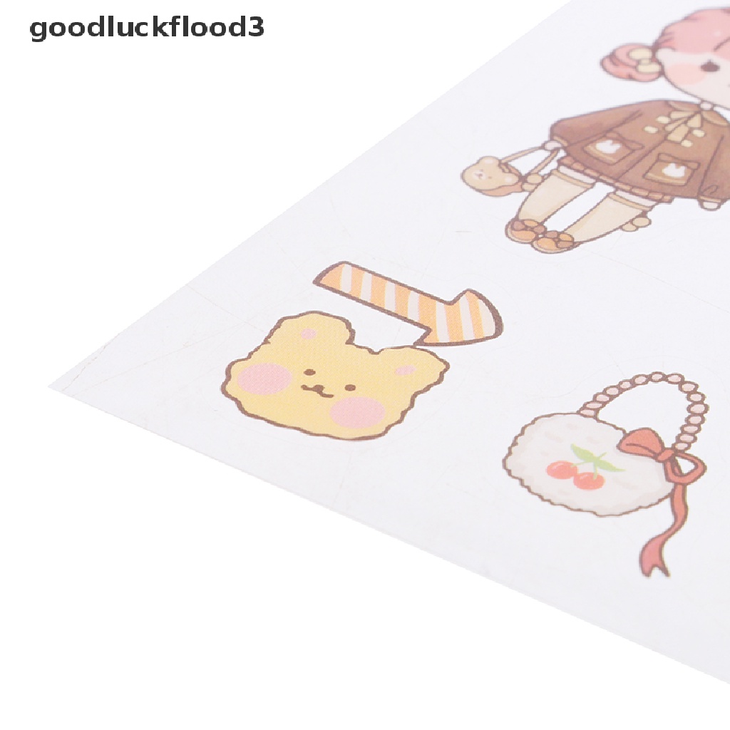 Bộ 20 Tấm Sticker Dán Họa Tiết Động Vật Hoạt Hình Dễ Thương Bắt Mắt