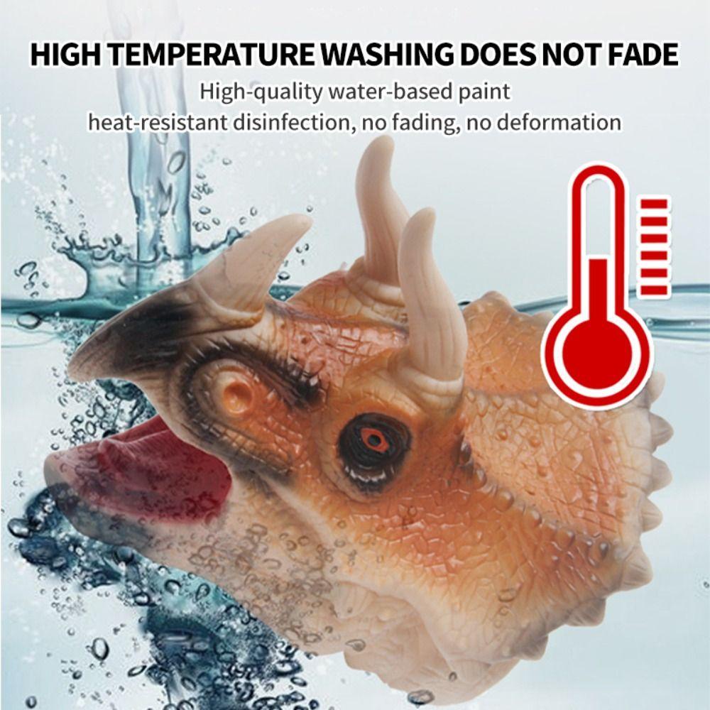 YIYU Mô Hình Đầu Khủng Long Hoạt Hình Hà Mã / Khủng Long / Cá Mập Đồ Chơi Tương Tác Giữa Cha Mẹ Và Bé