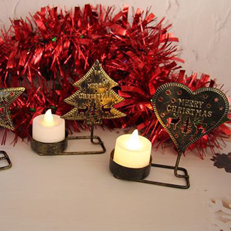 Giá Đỡ Nến Để Bàn Trang Trí Tiệc Cưới / Giáng Sinh Phong Cách Châ