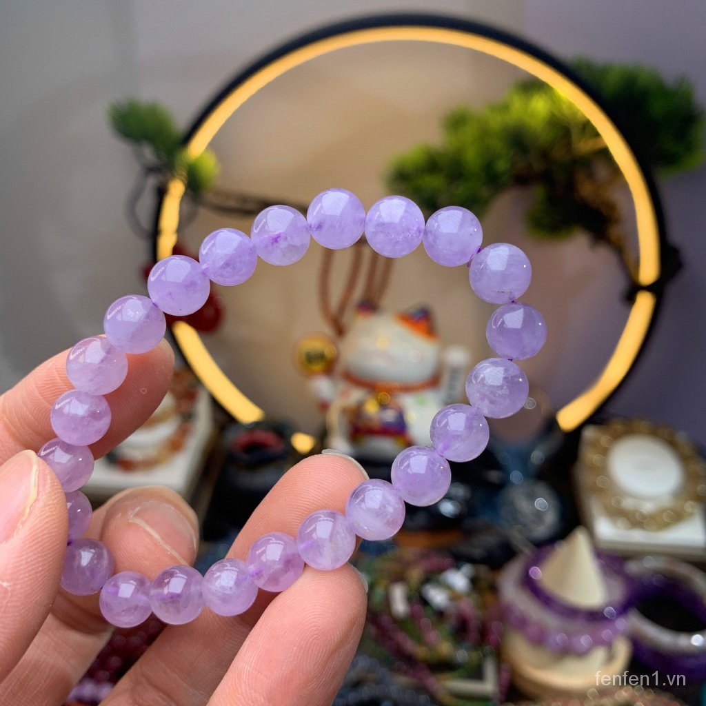 Vòng Tay Họa Tiết Hoa Oải Hương Màu Tím Phong Cách Mới 2023