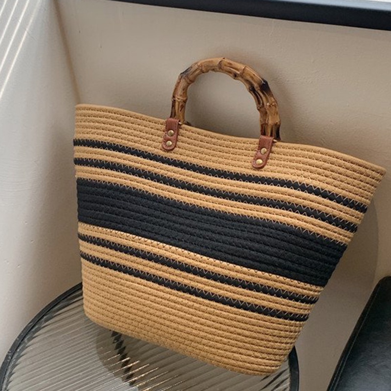 Túi Xách Rơm Dệt Thời Trang Thường Ngày Cho Nữ