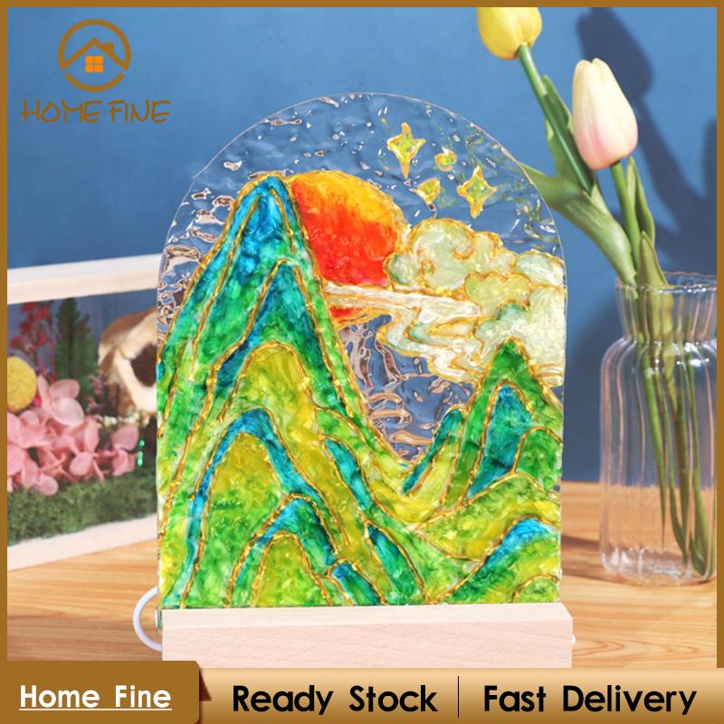 Đèn Ngủ Để Bàn Hình Giọt Nước Tự Tô Màu Trang Trí Văn Phòng / Trẻ Em