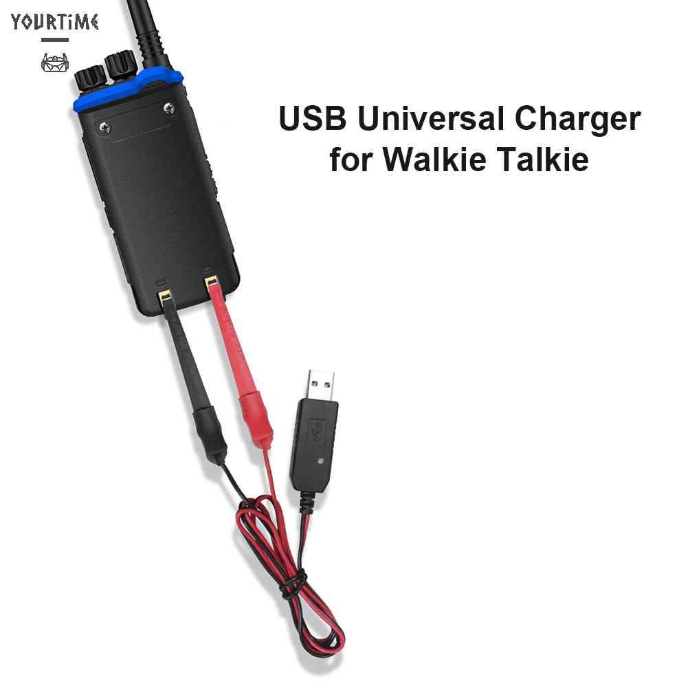 Kẹp Kết Nối Bộ Đàm Kèm Sạc USB Tiện Dụng