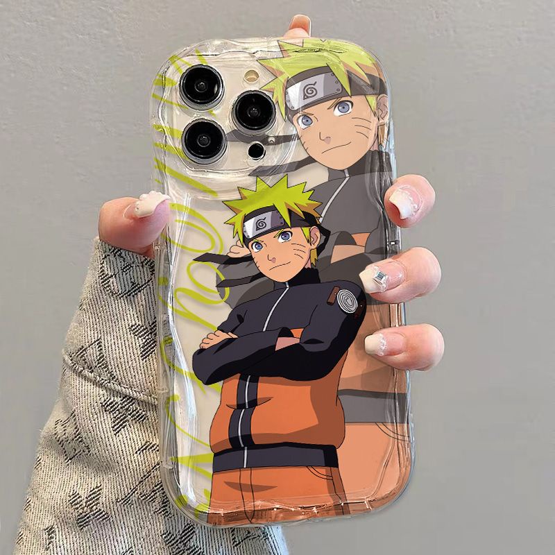 ✅Ốp Điện Thoại Mềm Chống Sốc Họa Tiết Naruto Màu Trong Suốt Cho iPhone14 13promax 12 11 7 8p xs 13promax