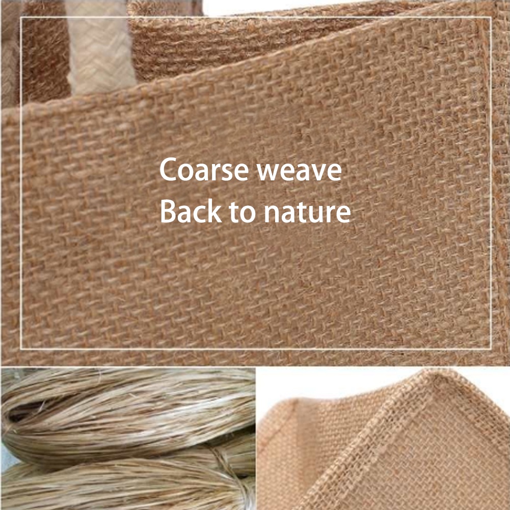 Túi Xách Vải Sợi Đay Vintage Có Thể Tái Sử Dụng Dùng Làm Quà Tặng / Sinh Nhật / Đám Cưới HGF JP5VN