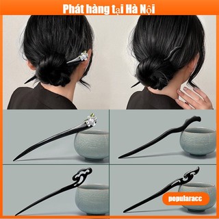 (Mới) Trâm Cài Tóc Bằng Gỗ Đàn Hương Phong Cách Trung Hoa Thời Trang Cho Nữ